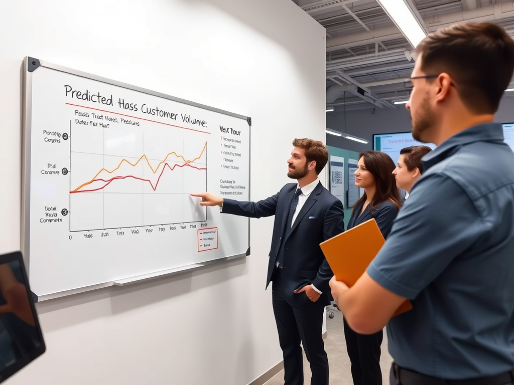 AI queue analytics features for telecom and utility sectors