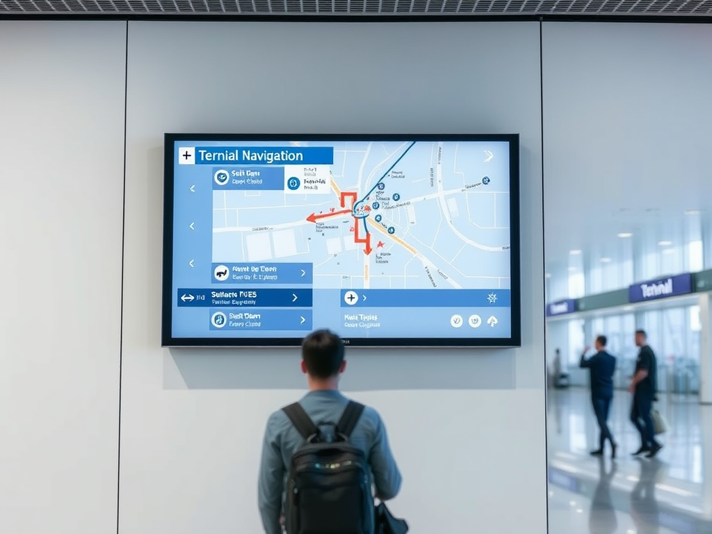 Digital Signage in Airport Terminals