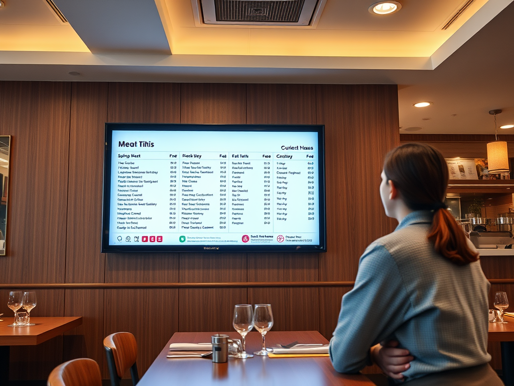 Digital Signage Restaurants: The Future of Dining
