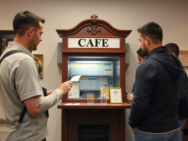 Physical Queue System for Cafes