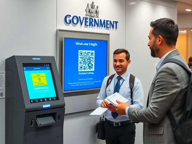 Hybrid Queue System for Government Services