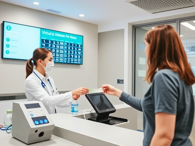Hybrid queue system for GP clinics