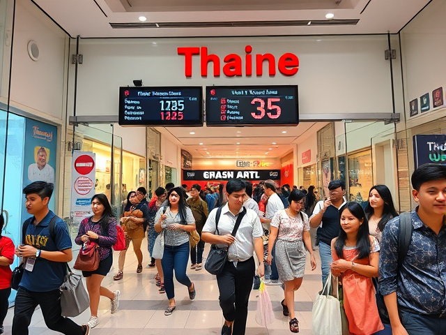 ระบบคิวสำหรับศูนย์การค้าในประเทศไทย